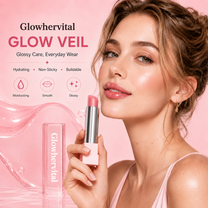 🔥Last Day Buy 1 Get 1 Free|Glowhervital GLOW VEIL LIP SHEEN OIL BALM
