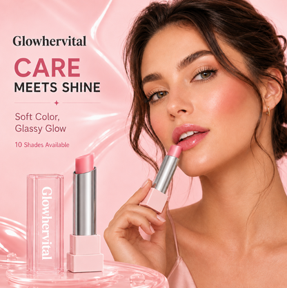🔥Last Day Buy 1 Get 1 Free|Glowhervital GLOW VEIL LIP SHEEN OIL BALM