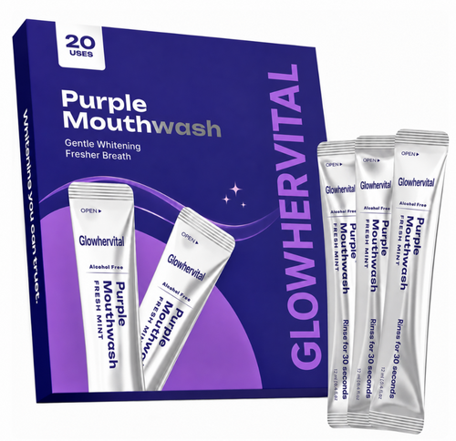 Glowhervital Purple Mouthwash