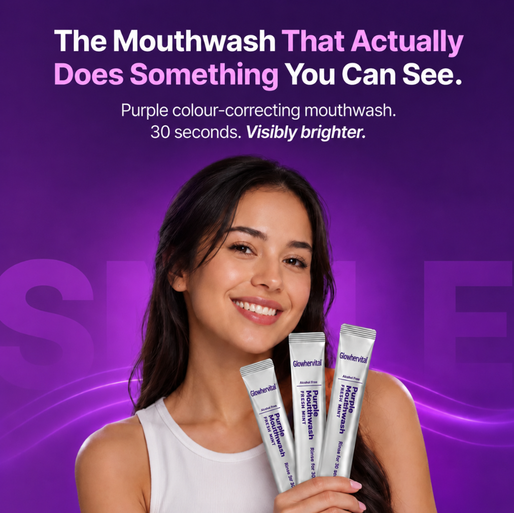 Glowhervital Purple Mouthwash