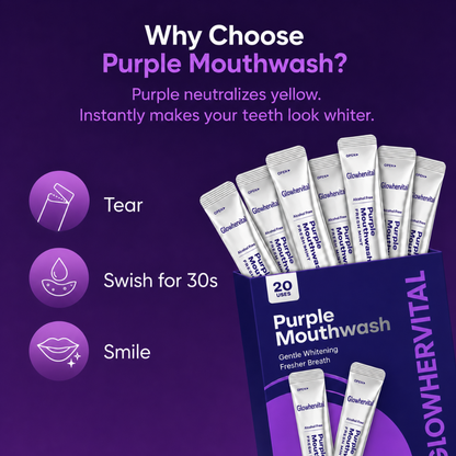 Glowhervital Purple Mouthwash