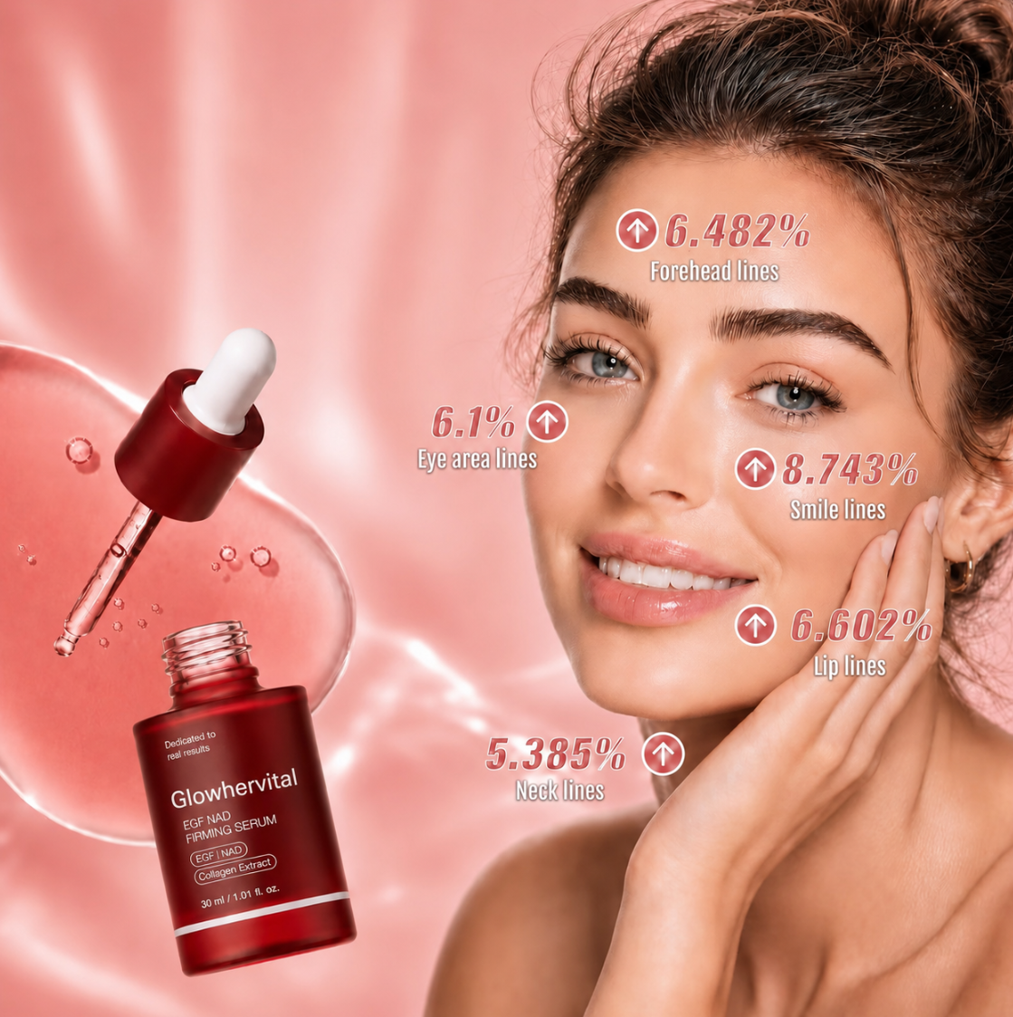 🔥Today Only: Buy 1 Get 1 Free-Glowhervital NAD+ Firming Serum Helps skin look firmer, smoother, and visibly refreshed — without injections.
