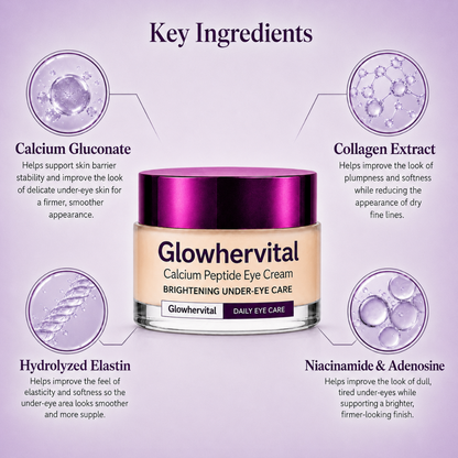 🔥LAST DAY 50% OFF!!Glowhervital Korean Calcium Dark Spot Eye Cream